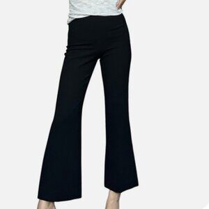 Theory Demetria Admiral Crepe Black Wide Leg Pants NWT